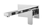 Brass Material Wall Mounted Shower Mixer in Contemporary Style T8689