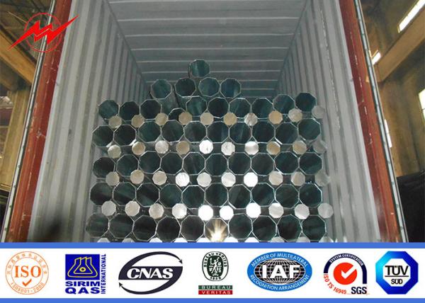 Buy cheap 30ft 3mm Q345 Steel Tubular Pole Hot Dip Galvanized For Electrical Line from wholesalers