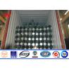 Buy cheap 30ft 3mm Q345 Steel Tubular Pole Hot Dip Galvanized For Electrical Line from wholesalers