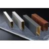Buy cheap fireproof Aluminum U Baffle Ceiling 300*15*3000mm For Shopping Mall from wholesalers