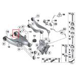 For Rolls-Royce Ghost Rear Lower Support Arm Bushing OEM 33326865897 33326865898