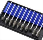 Tungsten Carbide Cutting Burs Solid Rotary Carbide Burr Set for Grinding