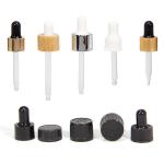 OEM 5ml 10ml 1oz Amber Glass Dropper Bottles Essential Oil
