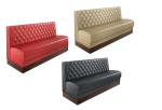 Customized Retro Leisure Bar Western Restaurant Card Seat High Back Fabric Hotel