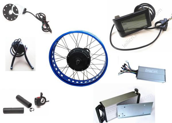 Buy cheap 26 Inch Electric Bike Wheel Kit / Electric Bike Conversion Kit For Fat Tire Bike from wholesalers