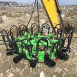 PLC Control Steel Pile Foundation Installation With Max. Lifting Height 20m