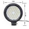 Buy cheap 34W Jeep Off Road Car LED Headlights Round Shape IP 67 Waterproof Rate from wholesalers