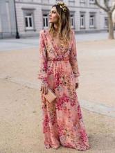 Buy cheap Black Floral Casual Dress from wholesalers