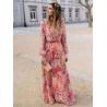 Buy cheap Black Floral Casual Dress from wholesalers