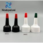24/410 Plastic Twist Top Cap Black And White Plastic Disposable Dropper Needle