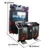 Buy cheap Indoor Gaming Zone Razing Storm Arcade Machine Coin Operated Interesting from wholesalers