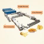 Potato Chips Production Line for Farms Joyshine High Productivity Frier Making