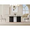 Buy cheap Rectangle Luxury Artificial Marble Top Metal Luxury Dining Table from wholesalers