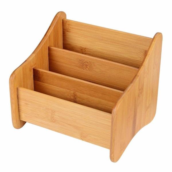 Buy cheap Small Bamboo Office Supplies Wood Desk Organizer Storage Holder For Pen from wholesalers