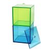 Buy cheap Flowers Packing Acrylic Display Box Storage Containers Clear Color With Lids from wholesalers