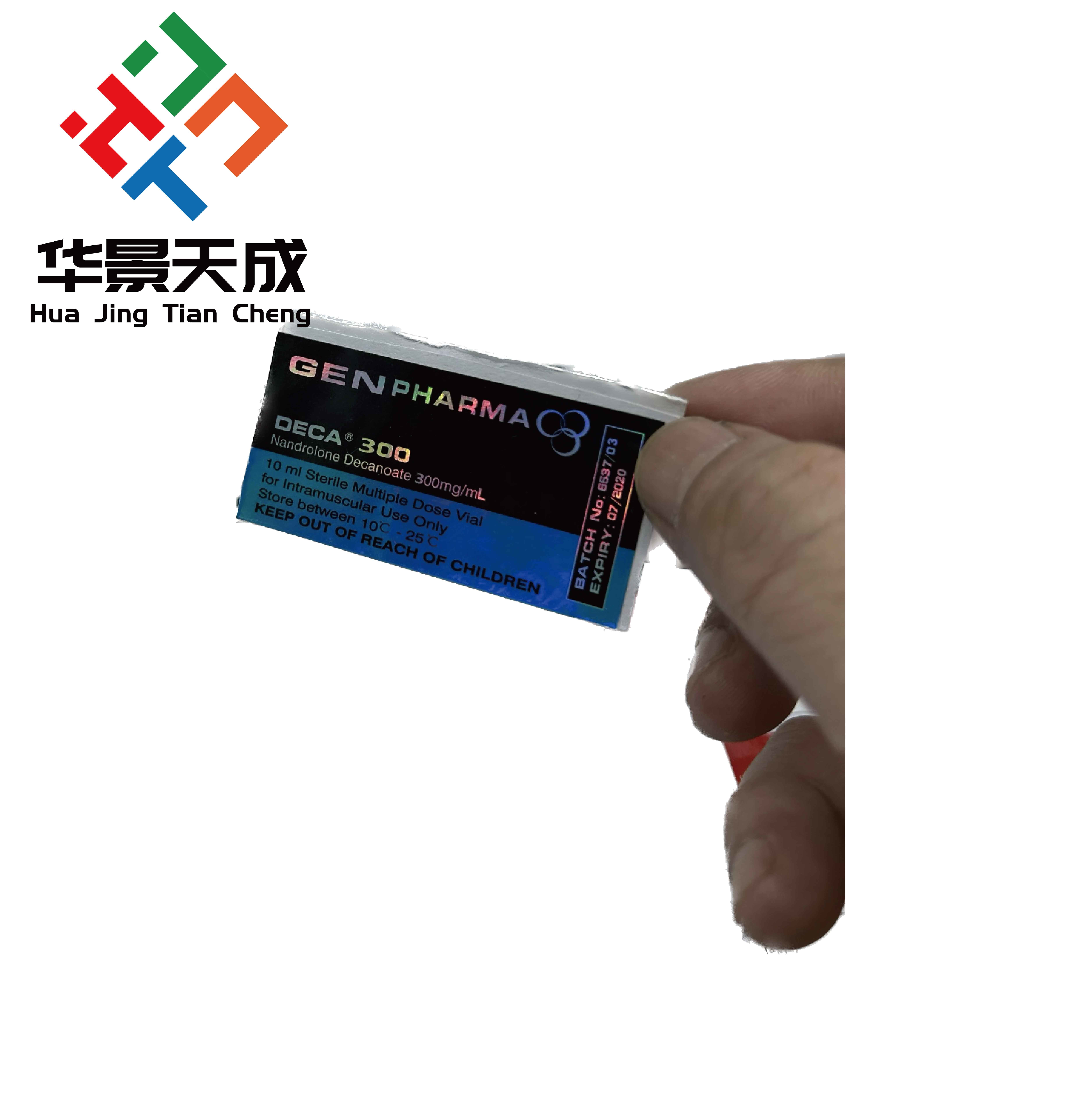 Plastic Glass Vial Labels for Hot Stamping Printing to Meet Customer Requirements