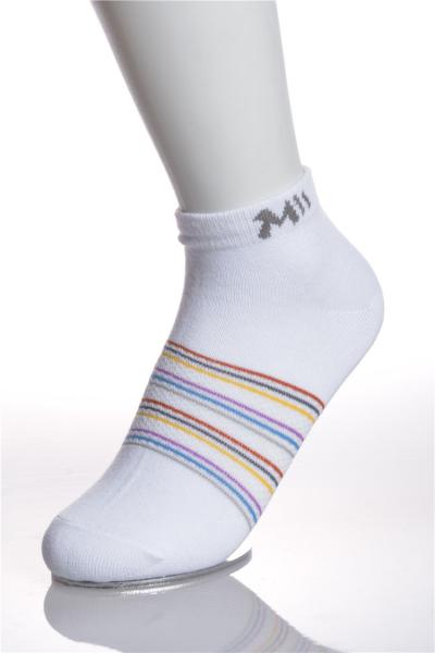 Buy cheap Breathbale OEM Service White Moisture Wicking Running Socks For Unisex Adults from wholesalers