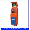 Buy cheap Space Saving Slim Freestanding Touch Screen Kiosk Advertising In Two Displays from wholesalers