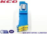 Auto Shutter Fiber Optic Cable Adapter 9/125 Single Mode LC/UPC Duplex Plastic
