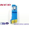 Buy cheap Auto Shutter Fiber Optic Cable Adapter 9/125 Single Mode LC/UPC Duplex Plastic Material from wholesalers