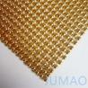 Buy cheap Decorative Golden Sequin Metal Mesh Drapery Curtain Wall Covers 4x6 from wholesalers