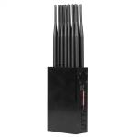 27 Antennas 2G 3G 4G LTE 5G WIFI Portable Cell Phone Jammer w/ GPS VHF UHF FM