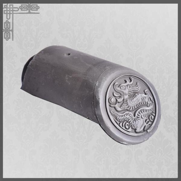 Buy cheap 500N Ancient Chinese Traditional Clay Roof Tiles Clay Eaves Tile Wear Resisting from wholesalers