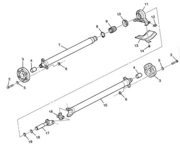 Buy cheap Brand New High Quality Drive Shaft/Propeller Shaft Fits Cadillac CTS 4DR 04-07 Reman from wholesalers