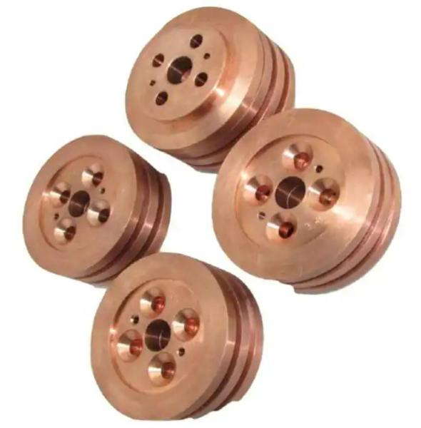 Buy cheap Copper Alloy Resistance Round Electrode Wheel Disc For CuCrZr Seam Welder Spare Parts from wholesalers