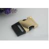 Buy cheap Wholesale factory bag accessories custom light gold quick release metal belt buckle for backpack from wholesalers