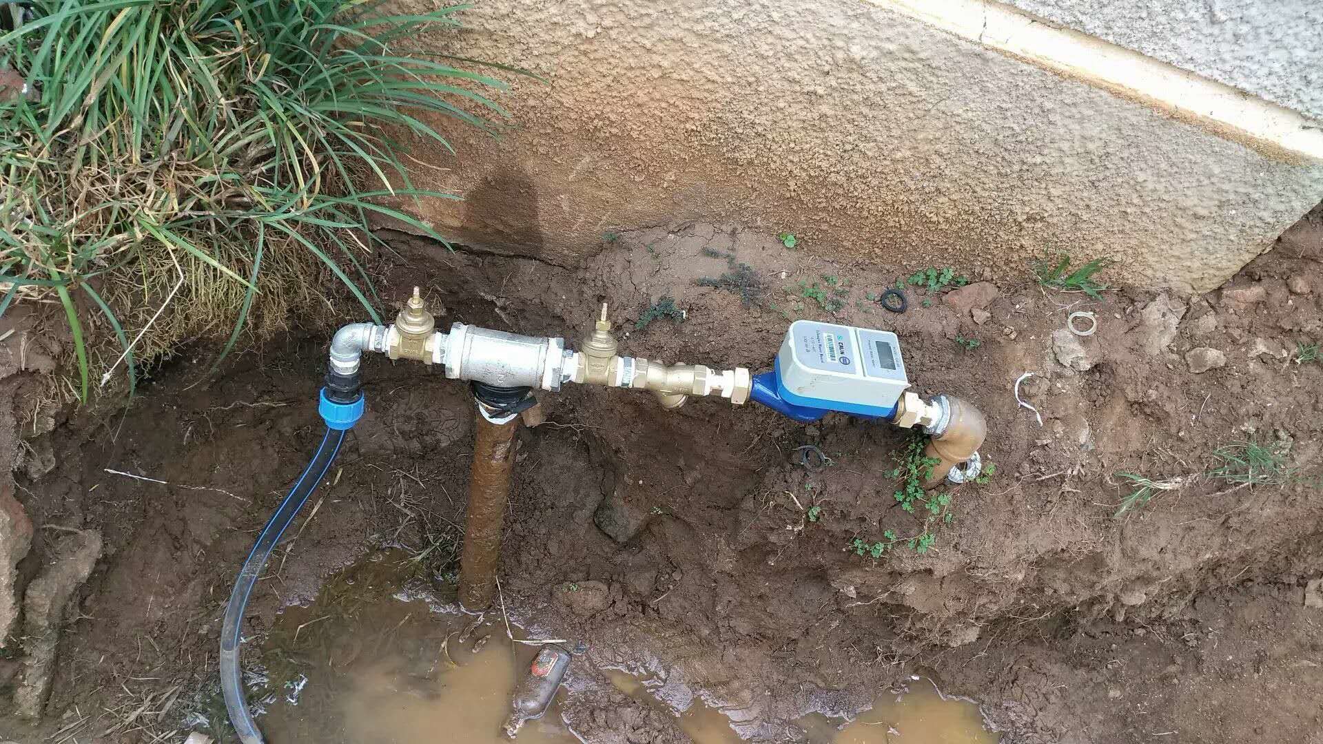 Brass LoRa STS Prepayment Smart Meter LCD Display For Africa