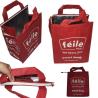 Buy cheap Red Small Lunch Insulated Cooler Bags for Frozen Food , Silk Screen Logo from wholesalers