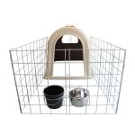 2100*1450*1400mm Plastic Calf House Small Calf Hutch with Food Grade Feeding