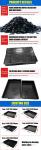 Thicken PCB Conductive Plastic Antistatic ESD Tray