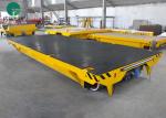 Long Lifetime 20 Ton Metal Plate Handling Motorized Rail Transfer Cart