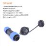 Buy cheap SP16 IP68 Waterproof Cable Connector Plug Socket Male And Female 2 - 9 Pin from wholesalers