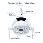 8000Lx 1.4KG Dental Chair Light With 80*160mm Spot Size Distance 700mm