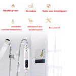 Tankless Bathroom Hot Water Tap instant Electric Shower Heater Faucet 3500-5500W