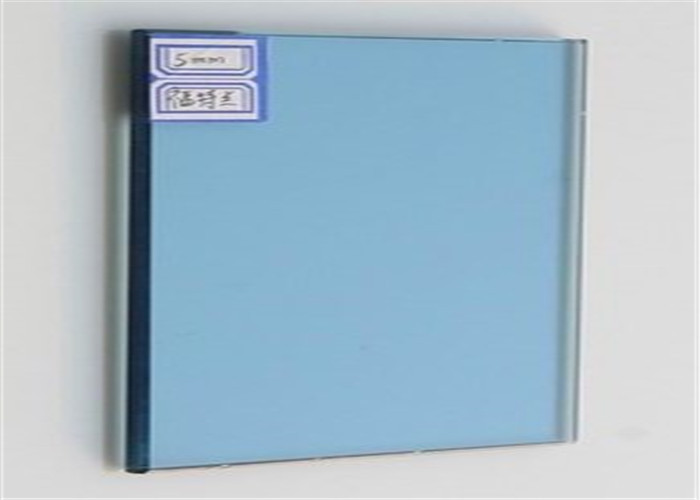 Light Blue Tinted Tempered Glass For Interior Glass Screens Sample Available