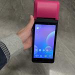 5.5 Inch Screen Size Android POS With NFC Support 4G Connectivity