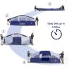 Buy cheap CAMPROS CP Tent 8 Person Camping Tents, Weather Resistant Family Tent, 5 Large Mesh Windows, Double Layer, Divided from wholesalers