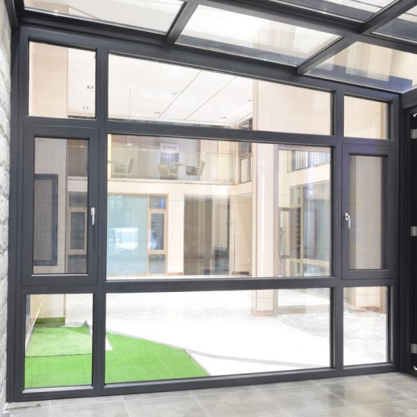 Buy cheap Thermal Break Clear Glass 1.4mm Aluminum Double Glazed Windows from wholesalers