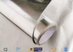 Aluminium Foil Laminated Silver Coated Fabric Flame Retardant 4HS Heat