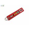 Buy cheap Fashionable Embroidered Woven Keychain With Metal Ring For Motorcycle from wholesalers