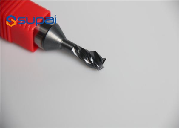 Buy cheap Solid Carbide 4 Flutes Cutting Tools / Precision Custom End Mill Drill Bit from wholesalers
