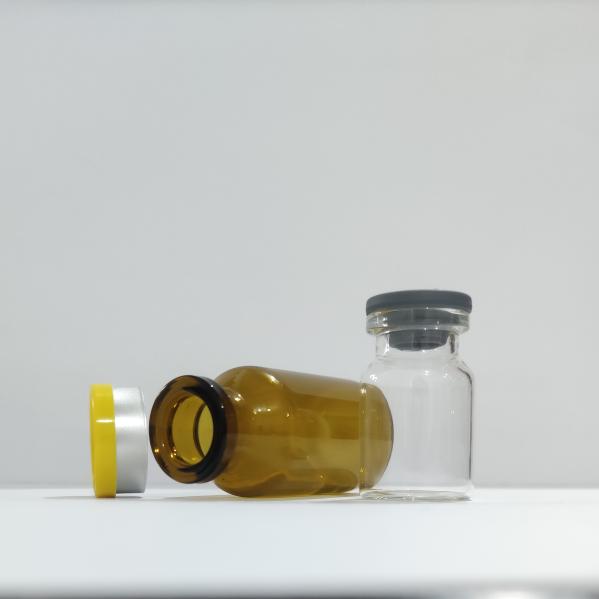 Buy cheap hot sale clear amber medical glass bottle vial glass vial with rubber stoppers from wholesalers