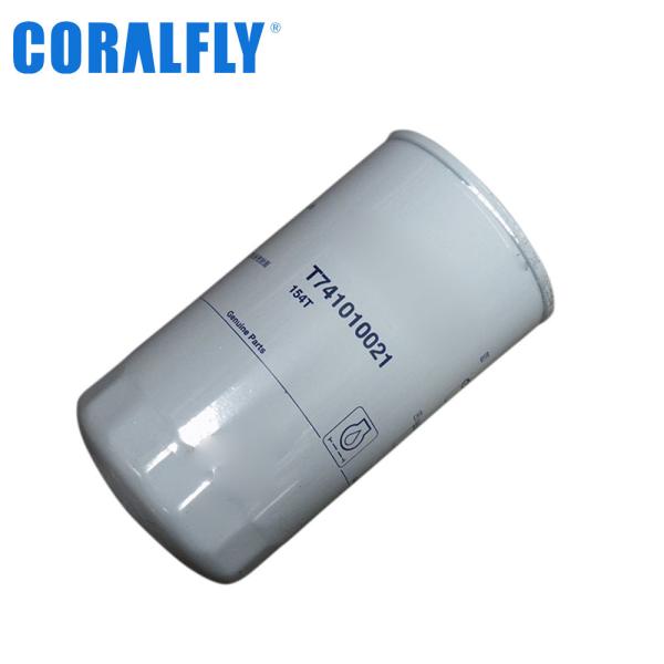 Buy cheap Coralfly Construction Machinery Tractor Diesel Lovol Oil Filter T741010021 11711977 1447048M1 from wholesalers