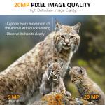 KW865 WIFI Hidden Camera Outdoor Wireless Hunting Camera IP67 20MP Trail Camera