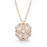 Buy cheap 4 Clover 18K Gold Diamond Necklace 14.5mm 1.08 CT Womens from wholesalers
