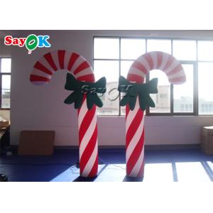2m Inflatable Arch Christmas Crutches With Led Light